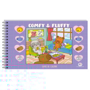 Comfy and Fluffy | Livro de Colorir
