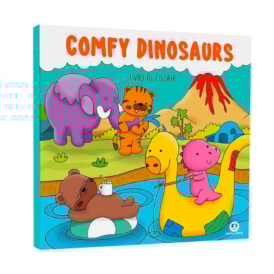 Comfy Dinosaurs | Livro de Colorir