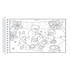 Segunda imagem do produto Comfy e Cozy | Livro de Colorir | Capa Dura Verde