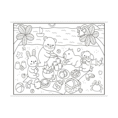 Segunda imagem do produto Comfy e Cozy | Meu Livrão de Colorir