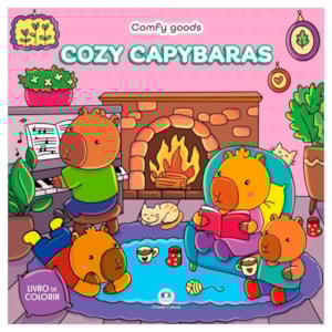 Comfy Goods | Cozy Capybaras | Livro de Colorir