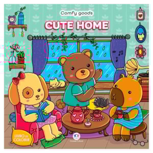 Comfy Goods | Cute Home | Livro de Colorir