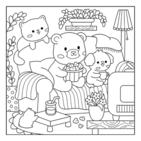 Segunda imagem do produto Comfy Goods | Sweet and Cozy | Para Colorir com Canetinhas