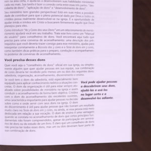 Como Utilizar? | Manual do Conselheiro para Ministérios Orientados pelos Dons
 | Christoph Schalk