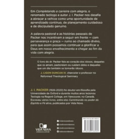 Segunda imagem do produto Completando a Carreira com Alegria | J. I. Packer