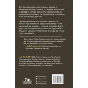 Segunda imagem do produto Completando a Carreira com Alegria | J. I. Packer