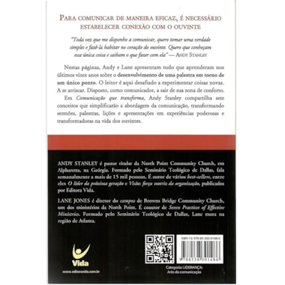 Segunda imagem do produto Comunicação que transforma | Andy Stanley e Lane Jones