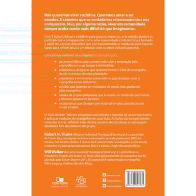 Segunda imagem do produto Comunidade Centrada no Evangelho | Robert H. Thune e Will Walker