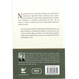 Segunda imagem do produto Conhecimento espiritual | Watchman Nee