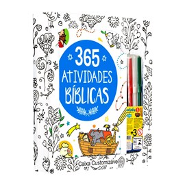 Conjunto 365 | Atividades Bíblicas | Com Canetinha Hidrográfica | 5 Anos