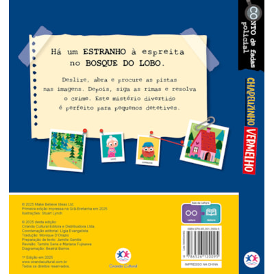 Segunda imagem do produto Conto de Fadas Policial: Chapeuzinho Vermelho | Ciranda Cultural