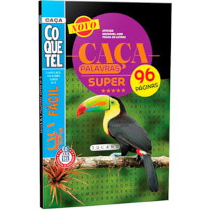 Coquetel Caça-Palavra Super | Fácil | Ed. 8