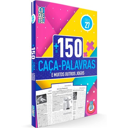 Livro: LIVRO COQUETEL CAÇA PALAVRAS SUPER NÍVEL FÁCIL ED 07