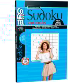 Coquetel Sudoku | Fácil, Médio e Difícil | Ed. 200