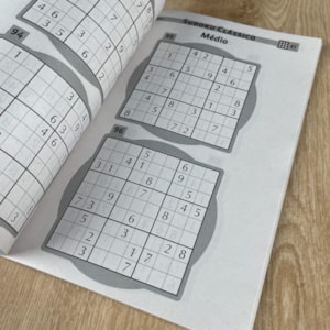 Coquetel Sudoku, Fácil, Médio e Difícil