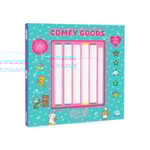 Cozy Fun | Livro de Colorir com 6 Marcadores