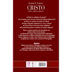 Segunda imagem do produto Cristo Entre Outros Deuses | Erwin E. Lutzer