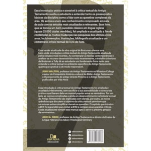 Segunda imagem do produto Crítica Textual do Antigo Testamento | Ellis R. Brotzman e Eric J. Tully