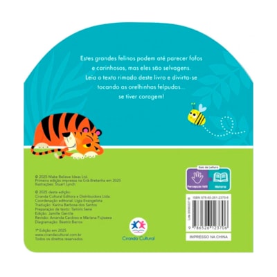 Segunda imagem do produto Cuidado Com o Tigre e Seus Amigos | Orelhinhas de Pelúcia