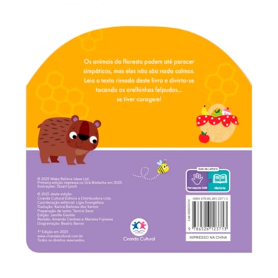 Segunda imagem do produto Cuidado Com o Urso e Seus Amigos | Orelhinhas de Pelúcia