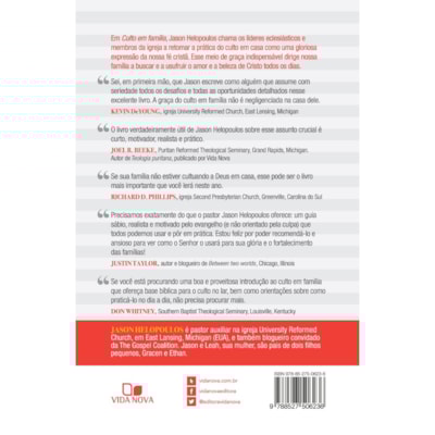 Segunda imagem do produto Culto em Família | Jason Helopoulos