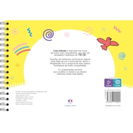 Segunda imagem do produto Cute Animals - Livro de Colorir | Ciranda Cultural