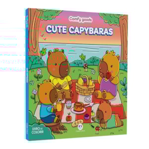 Cute Capybaras | Livro de Colorir