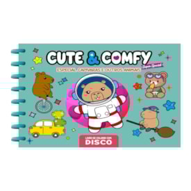 Cute e Comfy Especial Capivaras e Outros Animais | Livro de Colorir com Disco | Edição 11