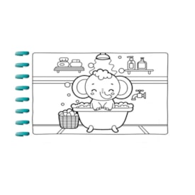 Segunda imagem do produto Cute e Comfy Especial Capivaras e Outros Animais | Livro de Colorir com Disco | Edição 11