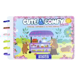 Cute e Comfy Especial Capivaras e Outros Animaisl | Livro de Colorir com Disco | Edição 04