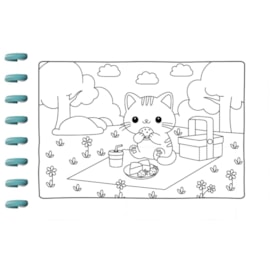Segunda imagem do produto Cute e Comfy Especial Capivaras e Outros Animaisl | Livro de Colorir com Disco | Edição 04