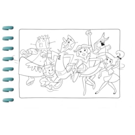 Segunda imagem do produto Cute e Comfy Hanna-Barbera | Livro de Colorir com Disco | Edição 09