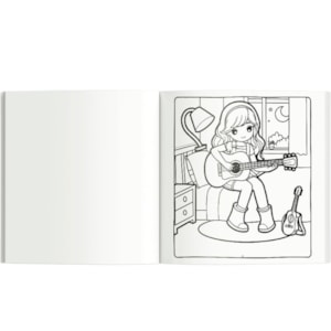 Segunda imagem do produto Cute & Comfy |  Momentos das Meninas  | Edição Luxo | 12 Lápis de Cor