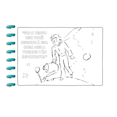 Segunda imagem do produto Cute e Comfy O Pequeno Príncipe | Livro de Colorir com Disco | Edição 09