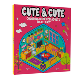 Cute & Cute | Coloring Book for Adults 02 | Bold-Easy