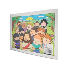 Segunda imagem do produto Cute Jesus e Disciples | Livro de Colorir