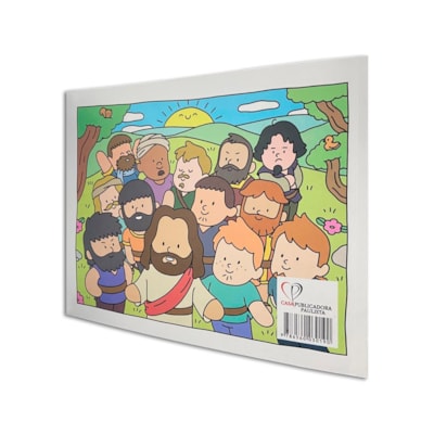 Segunda imagem do produto Cute Jesus e Disciples | Livro de Colorir