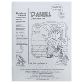 Segunda imagem do produto Daniel o Profeta Fiel | Histórias da Bíblia Com Princípios e Valores 6