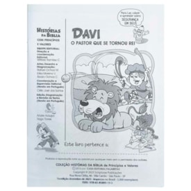 Segunda imagem do produto Davi o Pastor Que Se Tornou Rei | Histórias da Bíblia Com Princípios e Valores 5