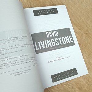 David Livingstone | Série Heróis Cristãos | Janet Benge e Geoff Benge