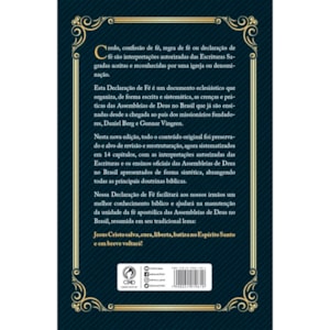 Segunda imagem do produto Declaração de Fé das Assembléias de Deus | Preta
