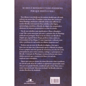 Segunda imagem do produto Deus, a Liberdade e o Mal | Alvin Plantinga