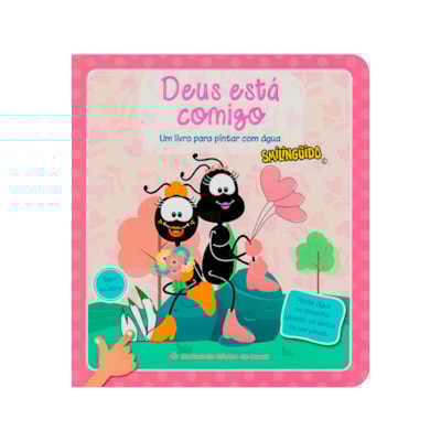 Deus está Comigo | Um Livro para Pintar com Água | Smilinguido