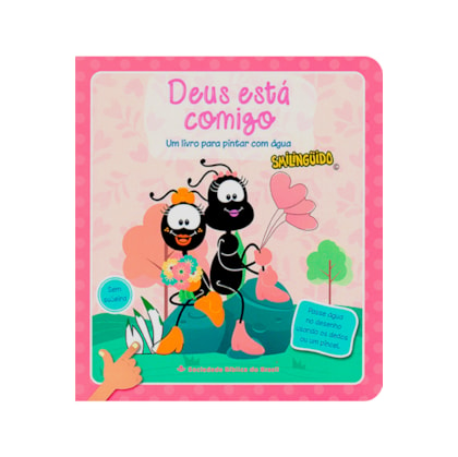 Deus está Comigo | Um Livro para Pintar com Água | Smilinguido