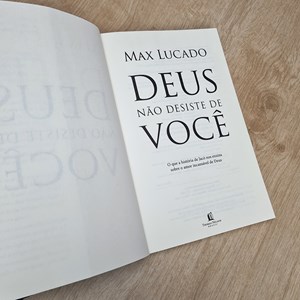 Deus Não Desiste de Você |  Max  Lucado
