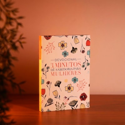 Segunda imagem do produto Devocional 3 Minutos de Sabedoria P/ Mulheres | Flowers Branca