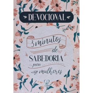 Devocional 3 Minutos de Sabedoria P/ Mulheres | Lettering