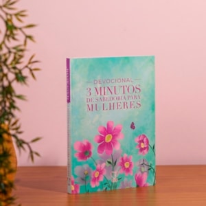 Segunda imagem do produto Devocional 3 Minutos de Sabedoria P/ Mulheres | Verde e Rosa