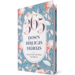Devocional 365 Doses Bíblicas Diárias | Capa Dura Floral
