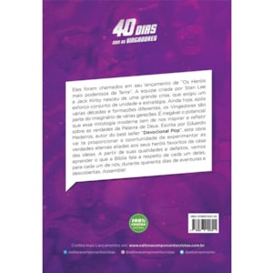 Segunda imagem do produto Devocional 40 Dias com os Vingadores